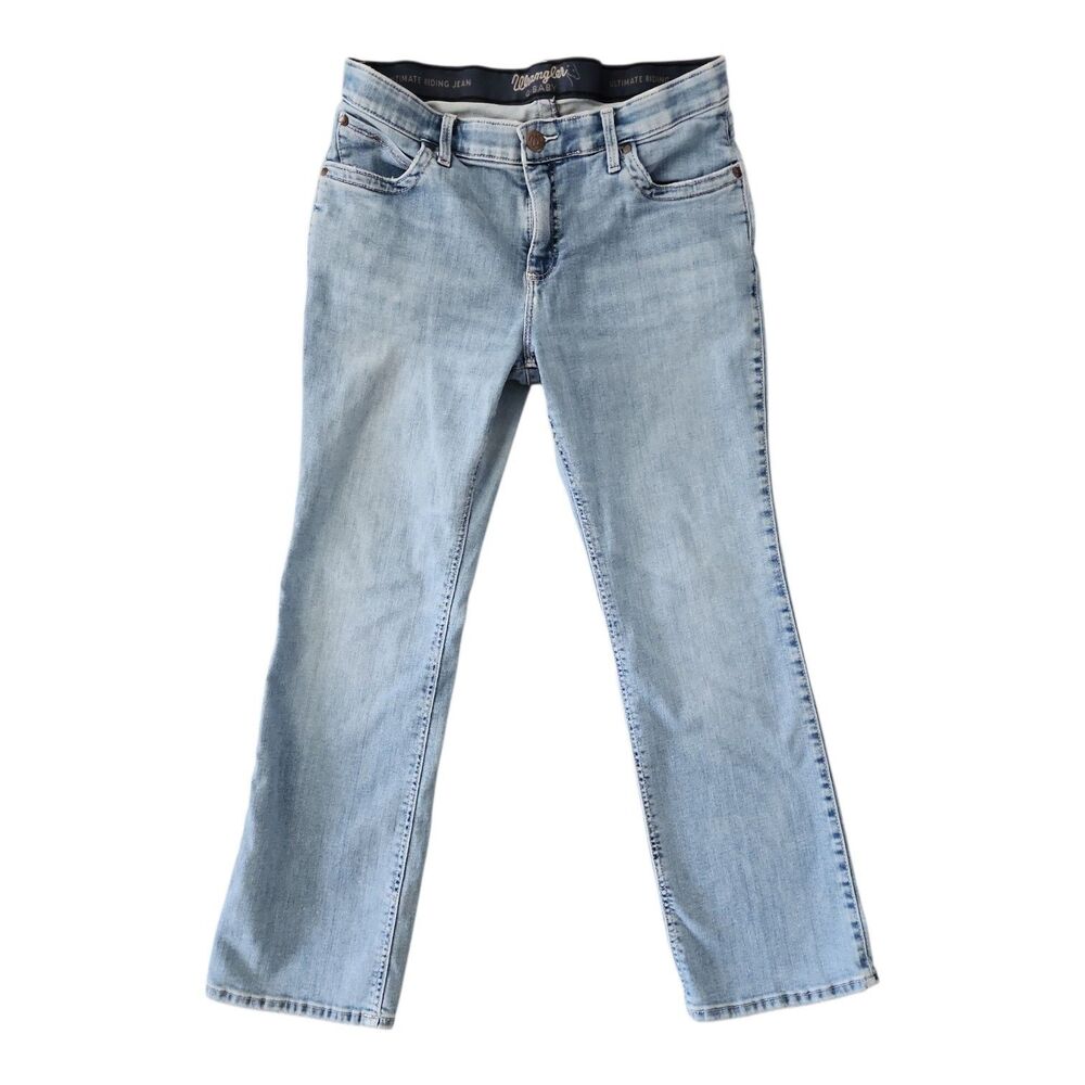 Wranglers Q-Baby Jean Women's Size 13x32 Light Wash Ultimate Riding Jean